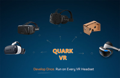 开发工具包Quark VR 将适配所有VR平台